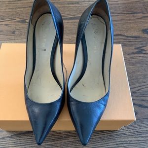 M. GEMI 3.5” Heel Leather Pumps Sz37